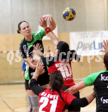 Handball Europacup. SG Witasek Kaernten gegen HBC Nimes (FRA). Hanna Stsiapanava (Kaernten). Feldkirchen, am 11.11.2011.
Foto: Kuess
---
pressefotos, pressefotografie, kuess, qs, qspictures, sport, bild, bilder, bilddatenbank