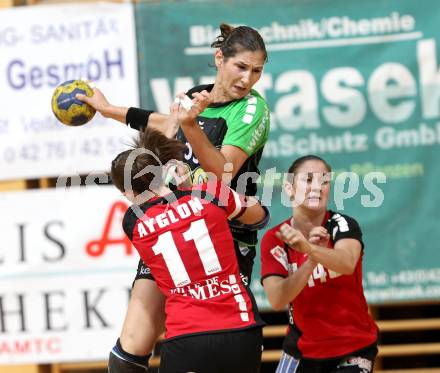 Handball Europacup. SG Witasek Kaernten gegen HBC Nimes (FRA). Gabriela Eugenia Rotis-Nagy (Kaernten). Feldkirchen, am 11.11.2011.
Foto: Kuess
---
pressefotos, pressefotografie, kuess, qs, qspictures, sport, bild, bilder, bilddatenbank