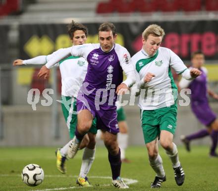 Fussball. Regionalliga. SG Austria Klagenfurt gegen DSV Leoben. Reich Marco (Austria Klagenfurt). Klagenfurt, 11.11.2011. 
Foto: Kuess

---
pressefotos, pressefotografie, kuess, qs, qspictures, sport, bild, bilder, bilddatenbank