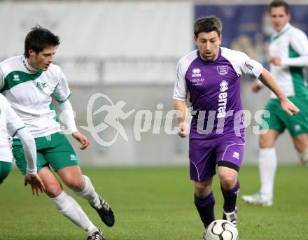 Fussball. Regionalliga. SG Austria Klagenfurt gegen DSV Leoben. Sablatnig Christian (Austria Klagenfurt). Klagenfurt, 11.11.2011. 
Foto: Kuess

---
pressefotos, pressefotografie, kuess, qs, qspictures, sport, bild, bilder, bilddatenbank