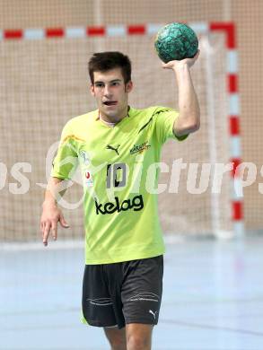 Handball Bundesliga. HC Kelag Kaernten gegen UHC Erste Bank Hollabrunn.  Thomas Paul Wulz (HCK 59). Viktring, am 12.11.2011.
Foto: Kuess
---
pressefotos, pressefotografie, kuess, qs, qspictures, sport, bild, bilder, bilddatenbank