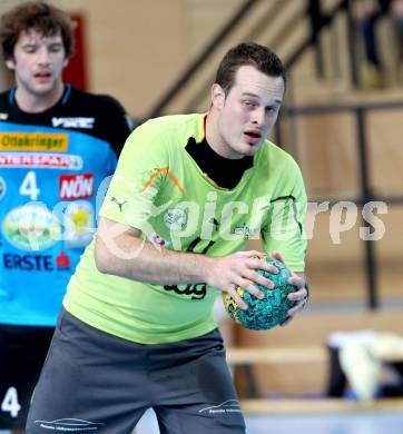 Handball Bundesliga. HC Kelag Kaernten gegen UHC Erste Bank Hollabrunn.   Patrick Jochum (HCK 59). Viktring, am 12.11.2011.
Foto: Kuess
---
pressefotos, pressefotografie, kuess, qs, qspictures, sport, bild, bilder, bilddatenbank