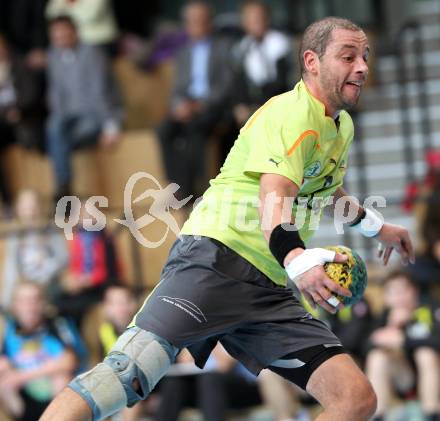 Handball Bundesliga. HC Kelag Kaernten gegen UHC Erste Bank Hollabrunn.  Anton Praeprost (HCK 59). Viktring, am 12.11.2011.
Foto: Kuess
---
pressefotos, pressefotografie, kuess, qs, qspictures, sport, bild, bilder, bilddatenbank