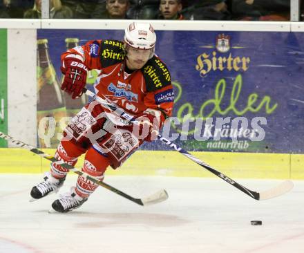 EBEL. Eishockey Bundesliga. KAC gegen HDD TILIA Olimpija Ljubljana. TENUTE Joseph Joey (KAC), (Laibach). Klagenfurt, am 16.11.2011.
Foto: Kuess

---
pressefotos, pressefotografie, kuess, qs, qspictures, sport, bild, bilder, bilddatenbank