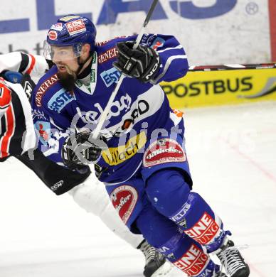 EBEL. Eishockey Bundesliga. EC Rekord Fenster VSV gegen HC Orli Znojmo.   Markus Peintner (VSV). Villach, am 16.11.2011.
Foto: Kuess 


---
pressefotos, pressefotografie, kuess, qs, qspictures, sport, bild, bilder, bilddatenbank