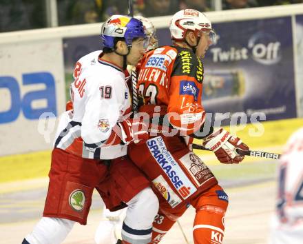 EBEL. Eishockey Bundesliga. KAC gegen EC RED BULL SALZBURG. SIKLENKA Michael (KAC), ABID Ramzi (Salzburg). Klagenfurt, am 22.11.2011.
Foto: Kuess

---
pressefotos, pressefotografie, kuess, qs, qspictures, sport, bild, bilder, bilddatenbank