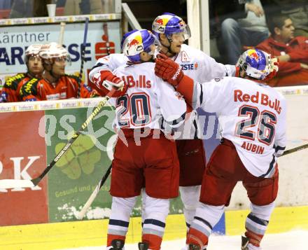 EBEL. Eishockey Bundesliga. KAC gegen EC RED BULL SALZBURG. Jubel (Salzburg). Klagenfurt, am 22.11.2011.
Foto: Kuess

---
pressefotos, pressefotografie, kuess, qs, qspictures, sport, bild, bilder, bilddatenbank