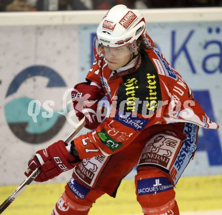 EBEL. Eishockey Bundesliga. KAC gegen EHC LIWEST Linz. Thomas HUndertpfund (KAC). Klagenfurt, am 18.11.2011.
Foto: Kuess

---
pressefotos, pressefotografie, kuess, qs, qspictures, sport, bild, bilder, bilddatenbank