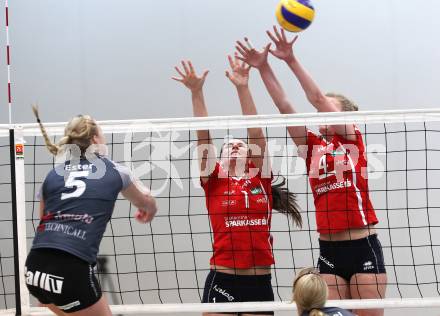 Volleyball Europacup. CEV Challenge Cup. ATSC Wildcats gege Irmato VC Wert. Eva Kriegel, Sabrina Mueller (Wildcats). Klagenfurt, am 29.11.2011.
Foto: Kuess
---
pressefotos, pressefotografie, kuess, qs, qspictures, sport, bild, bilder, bilddatenbank