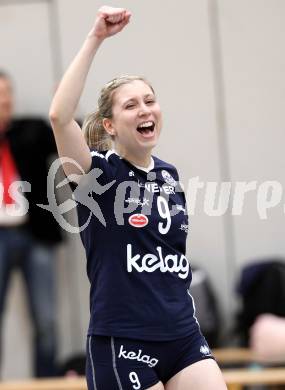 Volleyball Europacup. CEV Challenge Cup. ATSC Wildcats gege Irmato VC Wert. Jubel Kristina Thurner (Wildcats). Klagenfurt, am 29.11.2011.
Foto: Kuess
---
pressefotos, pressefotografie, kuess, qs, qspictures, sport, bild, bilder, bilddatenbank