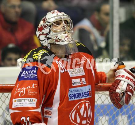 EBEL. Eishockey Bundesliga. KAC gegen Moser Medical Graz 99ers. Andy Chiodo (KAC). Klagenfurt, am 11.12.2011.
Foto: Kuess

---
pressefotos, pressefotografie, kuess, qs, qspictures, sport, bild, bilder, bilddatenbank