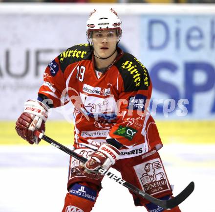 EBEL. Eishockey Bundesliga. KAC gegen Moser Medical Graz 99ers. Stephan Geier (KAC). Klagenfurt, am 11.12.2011.
Foto: Kuess

---
pressefotos, pressefotografie, kuess, qs, qspictures, sport, bild, bilder, bilddatenbank