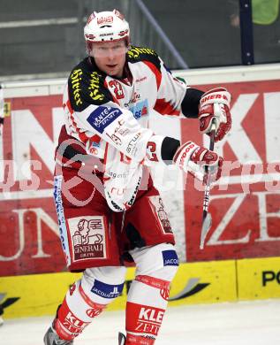 EBEL. Eishockey Bundesliga. EC Rekord Fenster VSV gegen KAC.  Mike Siklenka (KAC). Villach, am 9.12.2011.
Foto: Kuess 


---
pressefotos, pressefotografie, kuess, qs, qspictures, sport, bild, bilder, bilddatenbank