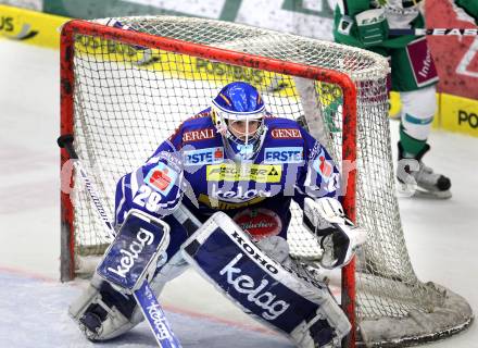 EBEL. Eishockey Bundesliga. VSV gegen HDD TILIA Olimpija Ljubljana.  Bernhard Starkbaum (VSV). Klagenfurt, am 4.12.2011.
Foto: Kuess

---
pressefotos, pressefotografie, kuess, qs, qspictures, sport, bild, bilder, bilddatenbank