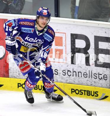 EBEL. Eishockey Bundesliga. VSV gegen HDD TILIA Olimpija Ljubljana.  Stefan Bacher (VSV). Klagenfurt, am 4.12.2011.
Foto: Kuess

---
pressefotos, pressefotografie, kuess, qs, qspictures, sport, bild, bilder, bilddatenbank