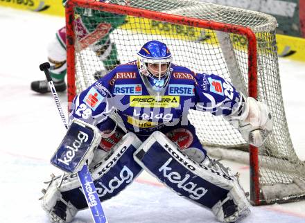 EBEL. Eishockey Bundesliga. VSV gegen HDD TILIA Olimpija Ljubljana.  Bernhard Starkbaum (VSV). Klagenfurt, am 4.12.2011.
Foto: Kuess

---
pressefotos, pressefotografie, kuess, qs, qspictures, sport, bild, bilder, bilddatenbank