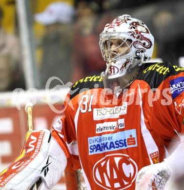 EBEL. Eishockey Bundesliga. KAC.  Andy Chiodo. Klagenfurt, am 11.12.2011.
Foto: Kuess

---
pressefotos, pressefotografie, kuess, qs, qspictures, sport, bild, bilder, bilddatenbank