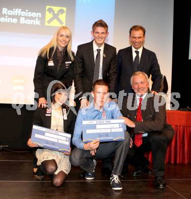 Sportgala. Ehrung Sportler des Jahres. Jasmin Ouschan, Thomas Morgenstern, Peter Gauper, Lisa Perterer, Alexander Gehbauer, Landeshauptmann Gerhard Doerfler . Velden, 22.12.2011.
Foto: Kuess 


---
pressefotos, pressefotografie, kuess, qs, qspictures, sport, bild, bilder, bilddatenbank