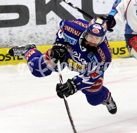 EBEL. Eishockey Bundesliga. EC Rekord Fenster VSV gegen SAPA Fehervar AV19. Markus Peintner, (VSV). Villach, am 1.1.2012.
Foto: Kuess 


---
pressefotos, pressefotografie, kuess, qs, qspictures, sport, bild, bilder, bilddatenbank