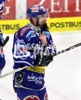 EBEL. Eishockey Bundesliga. EC Rekord Fenster VSV gegen SAPA Fehervar AV19. Markus Peintner (VSV). Villach, am 1.1.2012.
Foto: Kuess 


---
pressefotos, pressefotografie, kuess, qs, qspictures, sport, bild, bilder, bilddatenbank