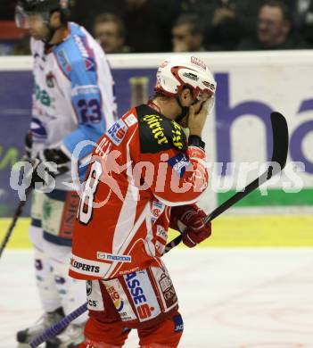 EBEL. Eishockey Bundesliga. KAC gegen SAPA Fehervar AV19. KOCH Thomas (KAC). Klagenfurt, am 3.1.2012.
Foto: Kuess

---
pressefotos, pressefotografie, kuess, qs, qspictures, sport, bild, bilder, bilddatenbank