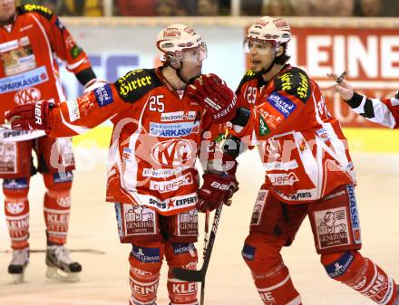 EBEL. Eishockey Bundesliga. KAC gegen VSV. FUREY Kirk, BRANDNER Christoph (KAC). Klagenfurt, am 17.1.2012.
Foto: Kuess

---
pressefotos, pressefotografie, kuess, qs, qspictures, sport, bild, bilder, bilddatenbank