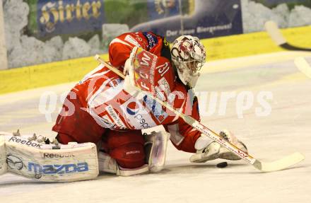 EBEL. Eishockey Bundesliga. KAC gegen Medvescak Zagreb. Andy Chiodo  (KAC), (Zagreb). Klagenfurt, am 24.1.2012.
Foto: Kuess

---
pressefotos, pressefotografie, kuess, qs, qspictures, sport, bild, bilder, bilddatenbank