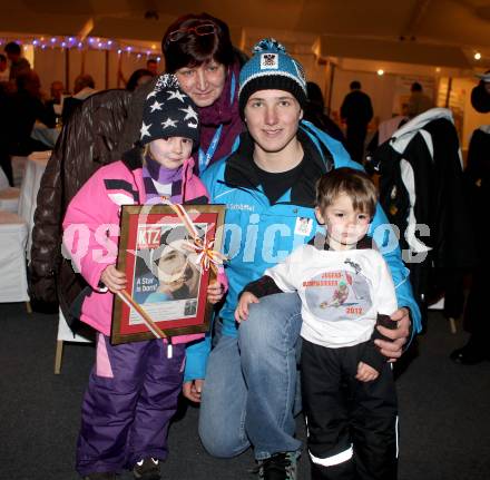 Schi Alpin. Jugendolympiade. Empfang Olympiasieger Marco Schwarz.  Bad Kleinkirchheim, 23. 1. 2012.
Foto: Kuess
---
pressefotos, pressefotografie, kuess, qs, qspictures, sport, bild, bilder, bilddatenbank