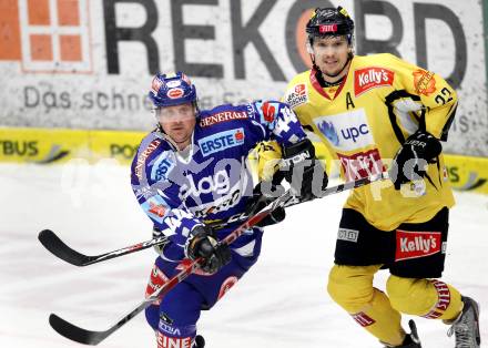 EBEL. Eishockey Bundesliga. EC Rekord Fenster VSV gegen UPC Vienna Capitals. Robert Shearer,  (VSV), Marcel Rodman (Caps). Villach, am 27.1.2012.
Foto: Kuess 


---
pressefotos, pressefotografie, kuess, qs, qspictures, sport, bild, bilder, bilddatenbank