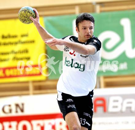 Handball Bundesliga. SC Ferlach gegen SU Falekensteiner Katschberg St. Poelten.  Dino Poje (SC Ferlach). Ferlach, am 28.1.2012. Ferlach, 28.1.2012.
Foto: kuess
Foto: Kuess
---
pressefotos, pressefotografie, kuess, qs, qspictures, sport, bild, bilder, bilddatenbank