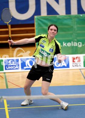 Badminton Bundesliga. ASKOE Kelag Kaernten gegen WBH Wien. Jenny Ertl. Klagenfurt, 28.1.2012.
Foto: Kuess
---
pressefotos, pressefotografie, kuess, qs, qspictures, sport, bild, bilder, bilddatenbank