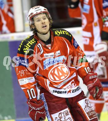 EBEL. Eishockey Bundesliga. KAC gegen EHC LIWEST Linz. Tyler Scofield (KAC). Klagenfurt, am 29.1.2012.
Foto: Kuess

---
pressefotos, pressefotografie, kuess, qs, qspictures, sport, bild, bilder, bilddatenbank