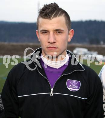 Fussball Testspiel. SK Austria Klagenfurt gegen WAC/St. Andrae.  Elias Wagner (Klagenfurt). Poggersdorf, am 1.2.2012.
Foto: Kuess
---
pressefotos, pressefotografie, kuess, qs, qspictures, sport, bild, bilder, bilddatenbank