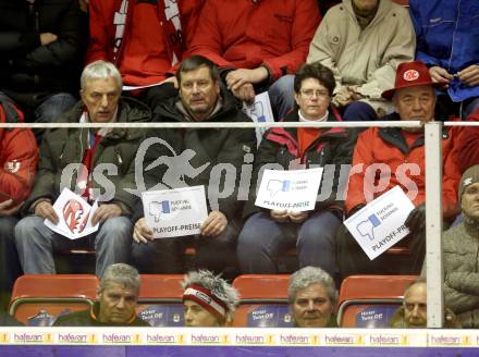 EBEL. Eishockey Bundesliga. KAC gegen HDD TILIA Olimpija Ljubljana. Proteste der Fans. Klagenfurt, am 12.2.2012.
Foto: Kuess

---
pressefotos, pressefotografie, kuess, qs, qspictures, sport, bild, bilder, bilddatenbank