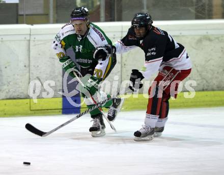 Eishockey. Tarco Oldboys gegen Humanomed. Wolfgang Kautzki (Tarco), Markus Kuntaritsch (Humanomed). Klagenfurt, am 11.2.2012.
Foto: Kuess
---
pressefotos, pressefotografie, kuess, qs, qspictures, sport, bild, bilder, bilddatenbank