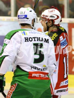 EBEL. Eishockey Bundesliga. KAC gegen HDD TILIA Olimpija Ljubljana. Torjubel KOCH Thomas (KAC). Klagenfurt, am 12.2.2012.
Foto: Kuess

---
pressefotos, pressefotografie, kuess, qs, qspictures, sport, bild, bilder, bilddatenbank