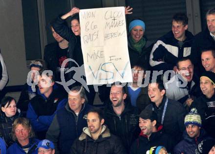 EBEL. Eishockey Bundesliga. EC Rekord Fenster VSV gegen Moser Medical Graz 99ers. Fans. Villach, am 14.2.2012.
Foto: Kuess 


---
pressefotos, pressefotografie, kuess, qs, qspictures, sport, bild, bilder, bilddatenbank