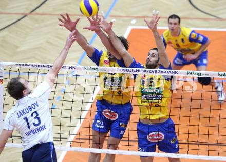 Volleyball. MEVZA. SK Aich/Dob gegen VK Chemes Humenne. Ivaylo Barutov, Stoyko Nenchev (Aich/Dob), (Humenne). Bleiburg, am 15.2.2012.
Foto: Kuess 


---
pressefotos, pressefotografie, kuess, qs, qspictures, sport, bild, bilder, bilddatenbank