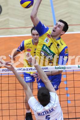 Volleyball. MEVZA. SK Aich/Dob gegen VK Chemes Humenne. Matija Sabljak (Aich/Dob), (Humenne). Bleiburg, am 15.2.2012.
Foto: Kuess 


---
pressefotos, pressefotografie, kuess, qs, qspictures, sport, bild, bilder, bilddatenbank