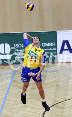 Volleyball. Austrian Volley League. AVL. SK Aich Dob gegen VBK Kelag Woerthersee Loewen. Allan Van De Loo (Aich/Dob). Bleiburg, 18.2.2012.
Foto: Kuess
---
pressefotos, pressefotografie, kuess, qs, qspictures, sport, bild, bilder, bilddatenbank