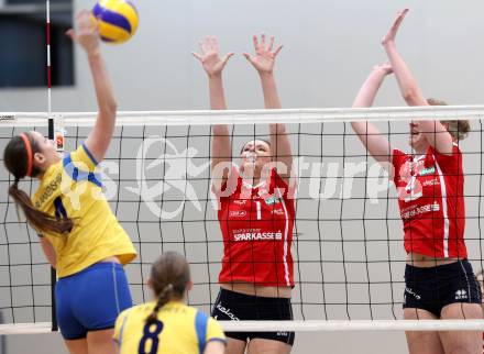 Volleyball BUndesliga. WVL. ATSC Wildcats gegen VC Tirol. Eva Kriegel, Sabrina Mueller (Wildcats). Klagenfurt, 22.2.2012.
Foto: Kuess
---
pressefotos, pressefotografie, kuess, qs, qspictures, sport, bild, bilder, bilddatenbank