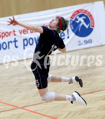 Volleyball. Austrian Volley League. AVL. SK Aich Dob gegen VBK Kelag Woerthersee Loewen. Joel Miller (VBK). Bleiburg, 18.2.2012.
Foto: Kuess
---
pressefotos, pressefotografie, kuess, qs, qspictures, sport, bild, bilder, bilddatenbank