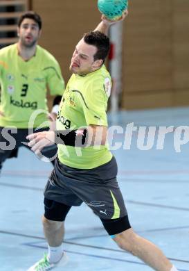 Handball. Bundesliga. HCK 59 Kaernten gegen UHC Gaenserndorf. Patrick Jochum (HCK). Klagenfurt, 25.2.2012
Foto: Kuess 
---
pressefotos, pressefotografie, kuess, qs, qspictures, sport, bild, bilder, bilddatenbank