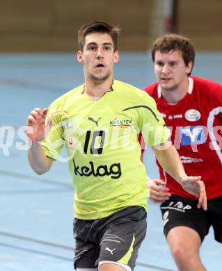 Handball. Bundesliga. HCK 59 Kaernten gegen UHC Gaenserndorf. Thomas Paul Wulz (HCK). Klagenfurt, 25.2.2012
Foto: Kuess 
---
pressefotos, pressefotografie, kuess, qs, qspictures, sport, bild, bilder, bilddatenbank