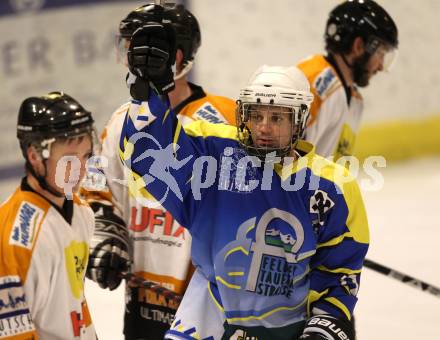 Eishockey CHL. Carinthian Hokey League. USC Velden gegen UECR Huben. Torjubel Steiner Johannes (Huben). Velden, am 25.2.2012.
Foto: Kuess
---
pressefotos, pressefotografie, kuess, qs, qspictures, sport, bild, bilder, bilddatenbank