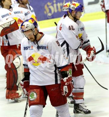 EBEL. Eishockey Bundesliga. KAC gegen EC Red Bull Salzburg. Enttaeuscht LATUSA Manuel (Salzburg). Klagenfurt, am 1.3.2012.
Foto: Kuess

---
pressefotos, pressefotografie, kuess, qs, qspictures, sport, bild, bilder, bilddatenbank