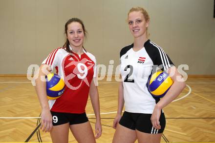 Volleyball Bundesliga. Anna Bajde, Sabrina Mueller (ATSC Wildcats). Klagenfurt, am 15.11.2011.
Foto: Kuess
---
pressefotos, pressefotografie, kuess, qs, qspictures, sport, bild, bilder, bilddatenbank