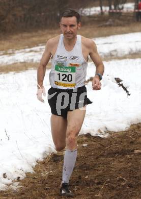 Leichtathletik. Kaerntner Cross Meisterschaften. Erich Kokaly. Feistritz im Rosental, am 4.3.2012.
Foto: Kuess
---
pressefotos, pressefotografie, kuess, qs, qspictures, sport, bild, bilder, bilddatenbank