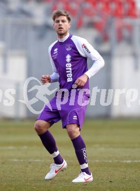 Fussball Testspiel. Sk Austria Klagenfurt gegen Spittal/Drau. Boris Huettenbrenner (Klagenfurt). Klagenfurt, am 2.3.2012.
Foto: Kuess

---
pressefotos, pressefotografie, kuess, qs, qspictures, sport, bild, bilder, bilddatenbank