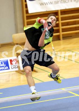 Badminton Bundesliga. ASKOE Kelag Kaernten gegen WBH Wien. Dominik Trojan. Klagenfurt, 28.1.2012.
Foto: Kuess
---
pressefotos, pressefotografie, kuess, qs, qspictures, sport, bild, bilder, bilddatenbank